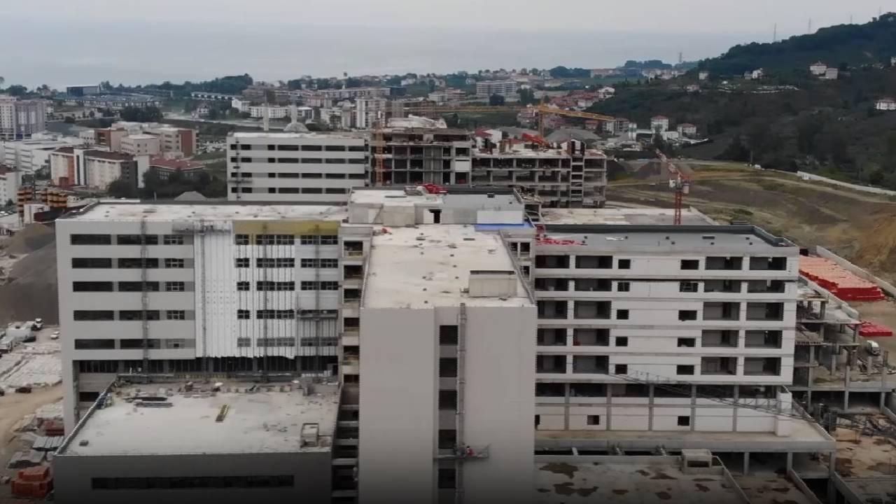 Ordu Şehir Hastanesi yükseliyor: İnşaatı yüzde 71'e ulaştı